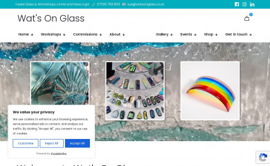 watsonglass.co.uk screenshot