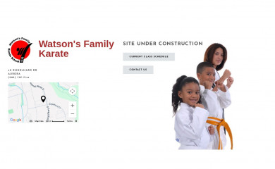 watsonsfamilykarate.com screenshot