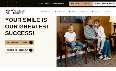 wattersondentistry.com screenshot