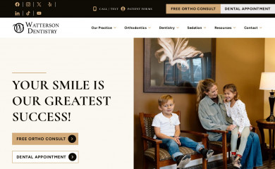 wattersondentistry.com screenshot