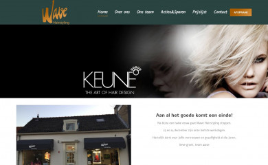 https://wavehairstyling.nl/ screenshot