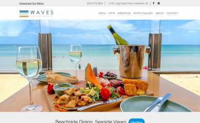 wavesonthebeach.com.au screenshot