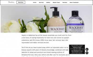 waxbry.co.uk screenshot