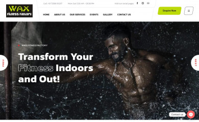 waxfitnessfactory.com screenshot