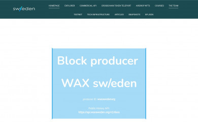 waxsweden.org screenshot