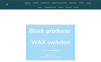 waxsweden.org screenshot