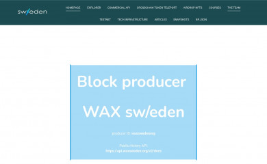 waxsweden.org screenshot