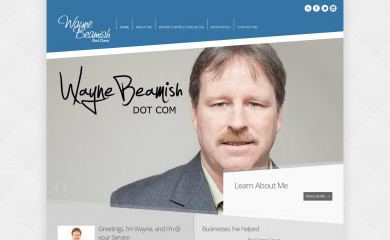 waynebeamish.com screenshot