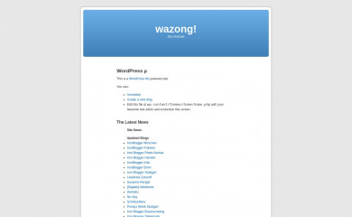 wazong.de screenshot