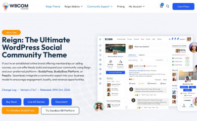 https://wbcomdesigns.com/downloads/reign-buddypress-theme/ screenshot