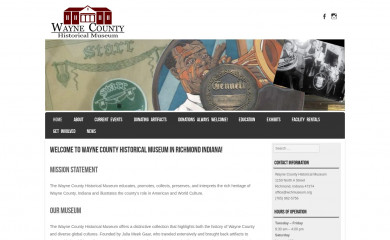wchmuseum.org screenshot