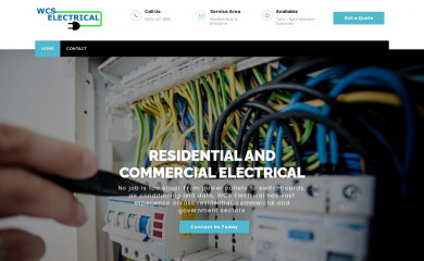wcselectrical.net.au screenshot
