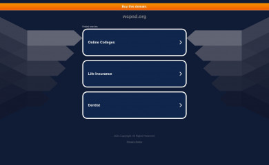 wcpsd.org screenshot