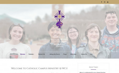 wcucatholic.org screenshot