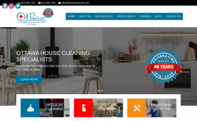 wecleanhomes.com screenshot