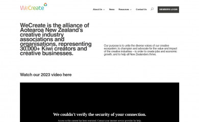 wecreate.org.nz screenshot