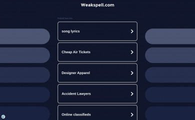 weakspell.com screenshot