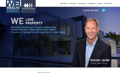 wealthefficiency.com.au screenshot