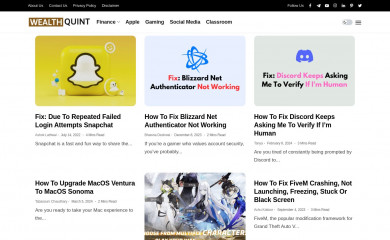 wealthquint.com screenshot