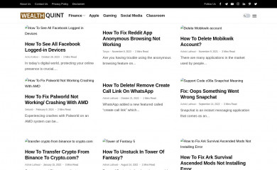 wealthquint.com screenshot