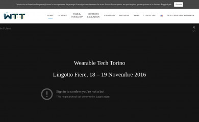 wearabletechtorino.com screenshot