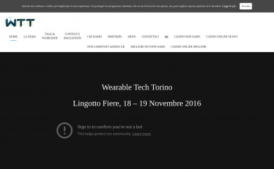 wearabletechtorino.com screenshot
