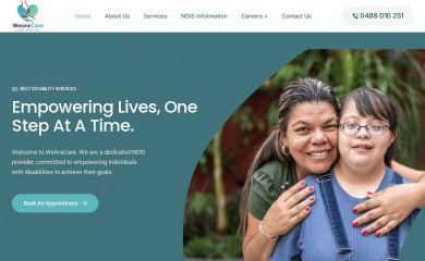 wearecare.com.au screenshot