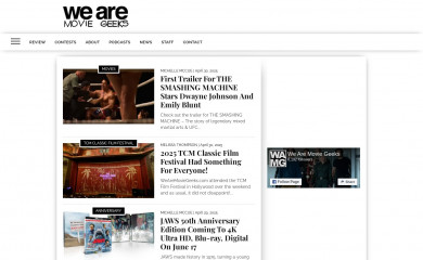 wearemoviegeeks.com screenshot