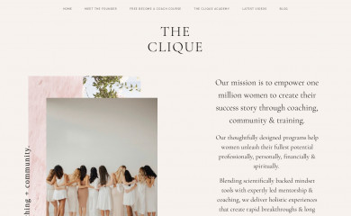 wearetheclique.com screenshot