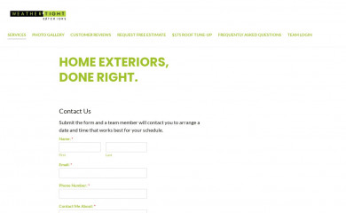 weathertightext.com screenshot