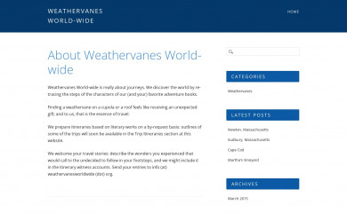 weathervanesworldwide.org screenshot