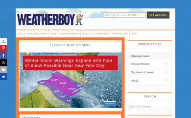 weatherboy.com screenshot