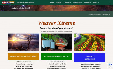 weavertheme.com screenshot