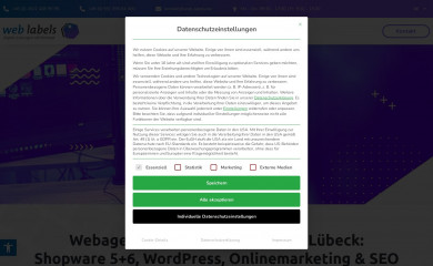 http://www.web-labels.de screenshot