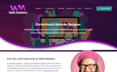 http://www.webmatters.co.nz screenshot