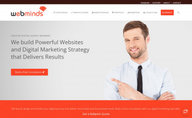 https://www.webminds.com.au screenshot