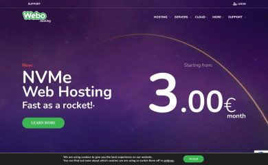 webo.hosting screenshot