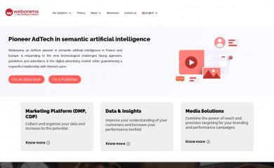 weborama.com screenshot