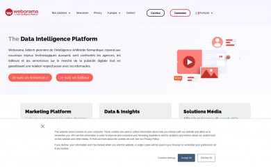 weborama.fr screenshot