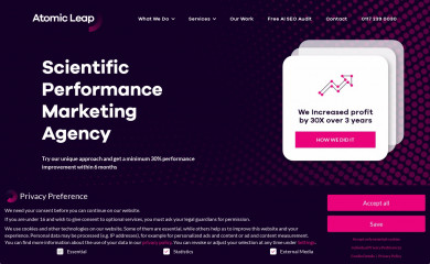 webatomic.co.uk screenshot