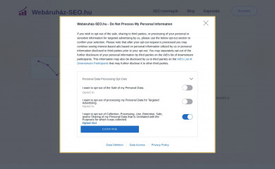 webaruhaz-seo.hu screenshot