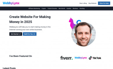 https://www.webbylynx.com/ screenshot