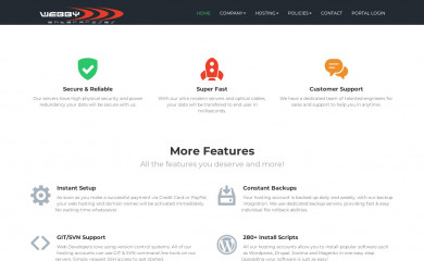 webbytech.net screenshot