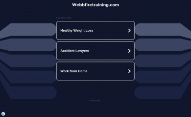 webbfiretraining.com screenshot