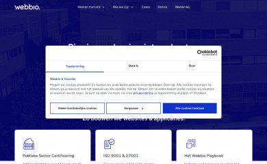https://webbio.nl/ screenshot