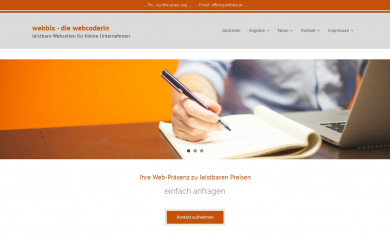 webbix.at screenshot