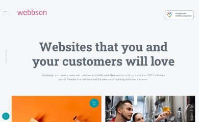 https://webbson.se/ screenshot
