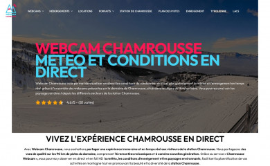 webcam-chamrousse.com screenshot