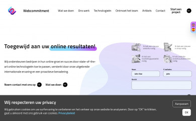 http://webcommitment.nl/ screenshot