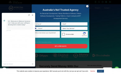webcomsystems.com.au screenshot